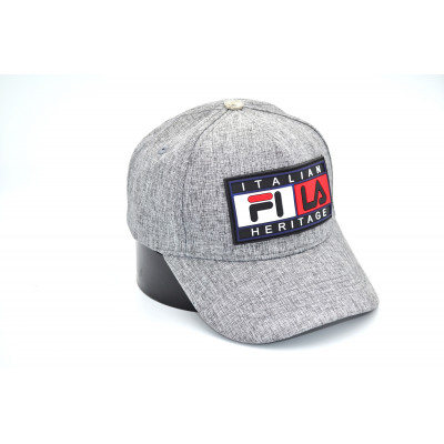 Дитяча бейсболка трекер Classic Fila 53-55 см KE T1730-107 Світло-сіра